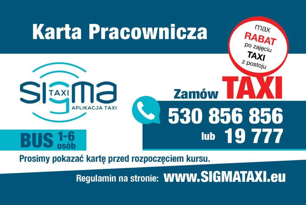 Karta Pracownicza Sigma Taxi Kołobrzeg
